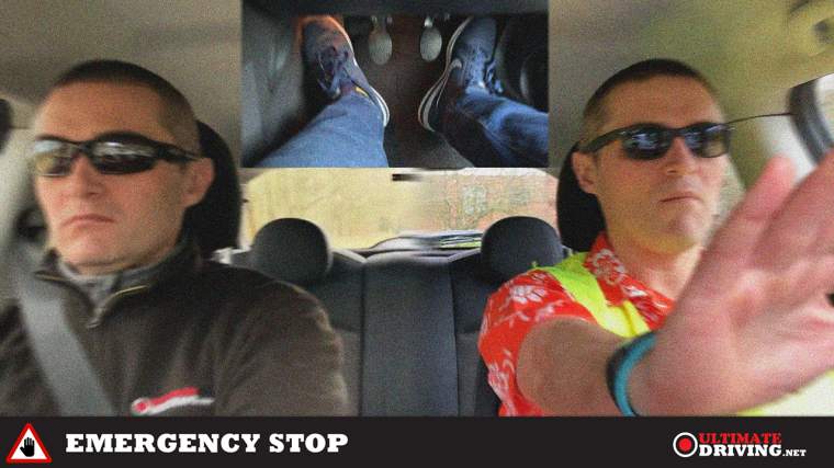Still from the video lesson 'Emergency Stop'