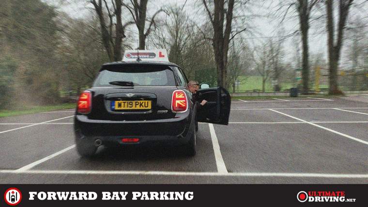Still from the video lesson 'Forward Bay Parking'